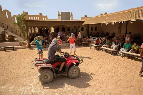 Morning Quad Bike Desert Safari with Transfers